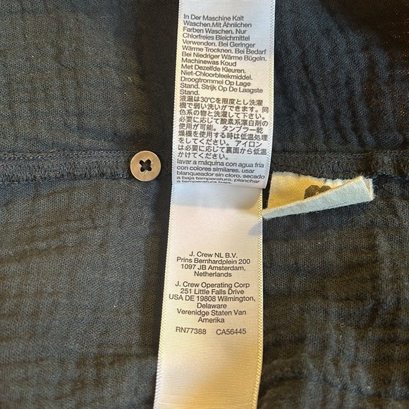 Madewell Lightspun Button-front Tiered Black Midi Dress Size 16 - Picture 12 of 12